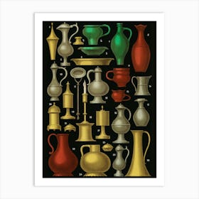 Vases And Jugs Art Print