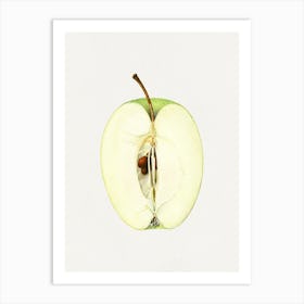 Apple Cut In Half Art Print