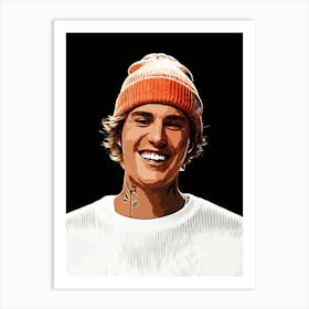 Justin Bieber 7 Art Print