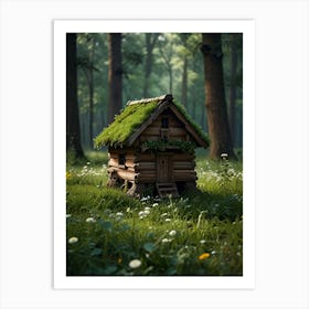 Fairy House In The Forest Art Print