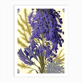 Jacaranda 1 Floral Botanical Vintage Poster Flower Art Print