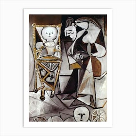 Mother And Child By Pablo Picasso Art Print