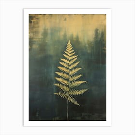 Sensitive Fern Painting 3 Art Print