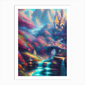 Fantasy Fairytale Castle 3 Art Print