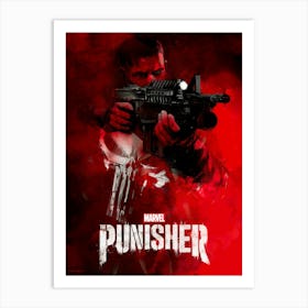 Punisher Movie And FIlm Art Print