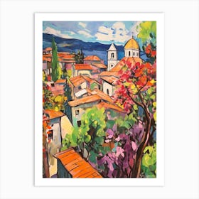 Lucca Italy 4 Fauvist Painting Art Print