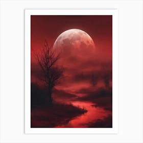 Full Moon In The Sky 7 Art Print