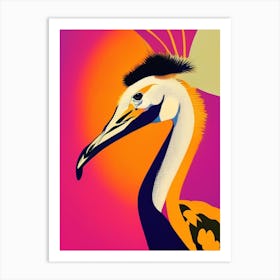 Ostrich Pop Matisse Bird Art Print