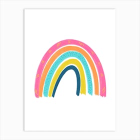 Sunshine Detailed Rainbow 1 Art Print
