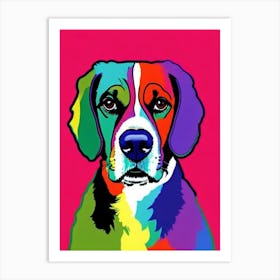 English Springer Spaniel Andy Warhol Style Dog Art Print