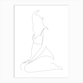 Lingerie Art Print