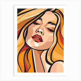 Portrait Of A Woman 385 Art Print