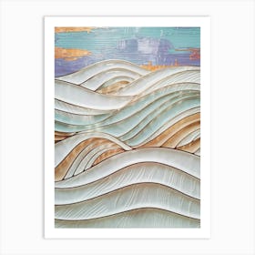 Sand Dunes Art Print