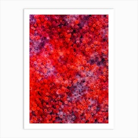 Red Circles 1 Art Print