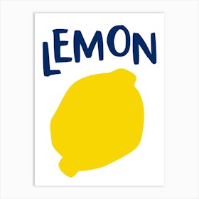 Lemon 2 Art Print