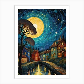 Starry Night 1 Art Print