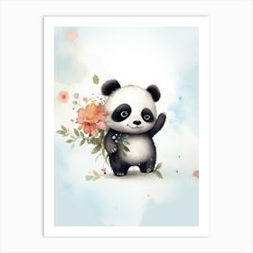 Panda Nursery Art Art Print
