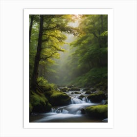 Mossy Forest Art Print