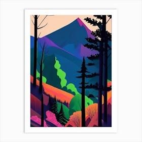 Great Smoky Mountains National Park United States Of America Pop Matisse Art Print