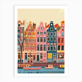 Amsterdam Houses Art Print