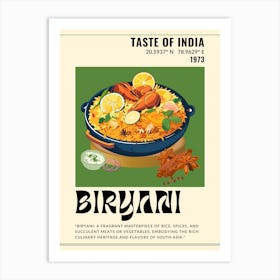 Taste Of India - Biryani Art Print