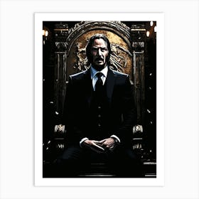 John Wick movie 2 Art Print