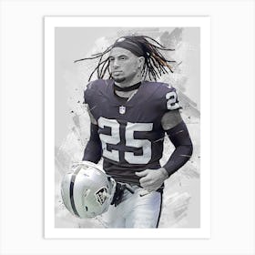 Trevon Moehrig Las Vegas Raiders Art Print