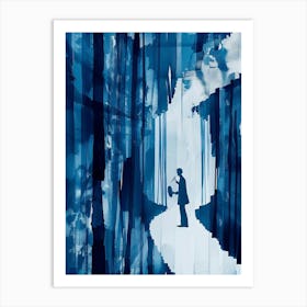 'The Man In Blue' Art Print