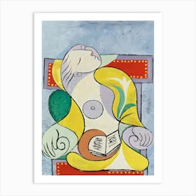 Pablo Picasso La Lecture Art Print