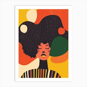 Afro Girl 46 Art Print