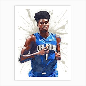 Jonathan Isaac Orlando Magic Art Print