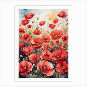 Poppies 3 Art Print