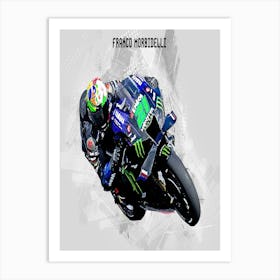 Franco Morbidelli Riders Street Art Art Print