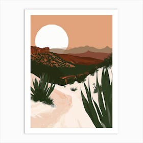 Desert Landscape 30 Art Print