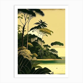 Marajo Island Brazil Rousseau Inspired Tropical Destination Art Print