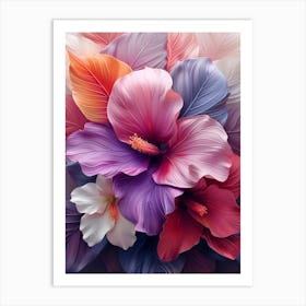 Hibiscus Flower Art Print