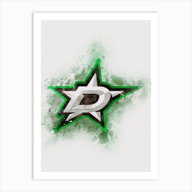 Dallas Stars Art Print