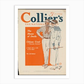 Collier's, The House of Devils, Edward Penfield Art Print