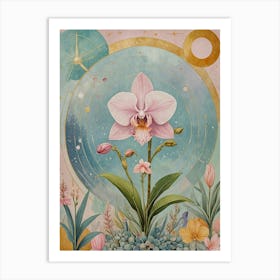 Orchids In Space Art Print