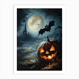 Halloween Pumpkin 2 Art Print