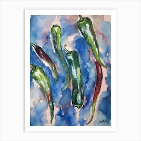 Jalapeno Pepper Classic vegetable Art Print