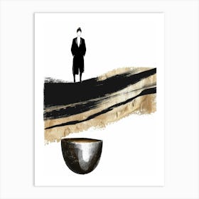 Man And A Bowl Art Print