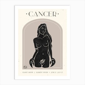 Cancer Celestial Art Print