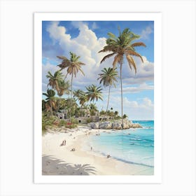 Beach Scene 10 Art Print