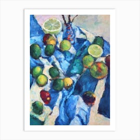 Lime 3 Classic Fruit Art Print