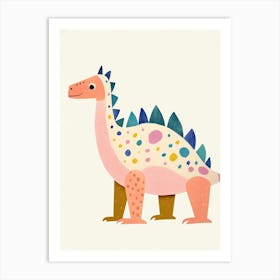 Nursery Dinosaur Art Ankylosaurus 2 Art Print