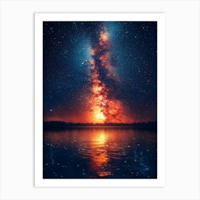 Milky Over Water 5 Art Print