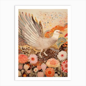 Turkey 3 Detailed Bird Painting Art Print