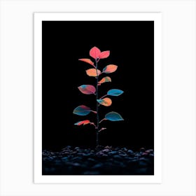 Tree In The Dark 18 Art Print