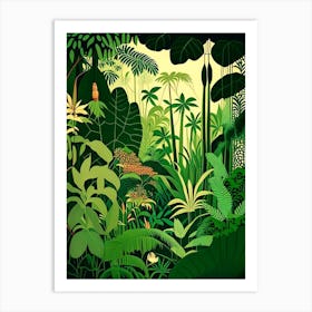 Majestic Jungles 4 Rousseau Inspired Art Print